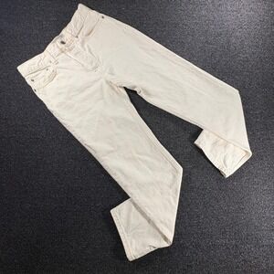 Everlane The Relaxed Straight Jean Womens 24 Cream Organic Cotton Denim